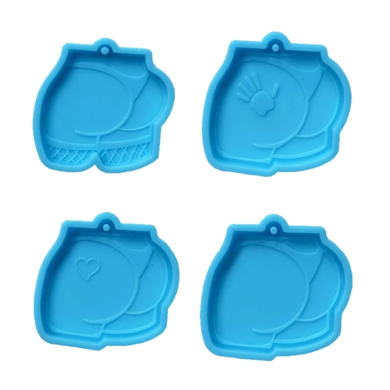 

Cute Butt Shape Epoxy Resin Mold Earrings Dangler Casting Silicone Mould Gift Various Beautiful Decorations Durable