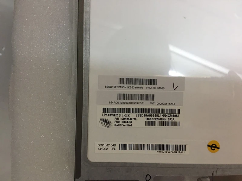 Оригинальный Для Lenovo Thinkpad X1 углерода ноутбук ЖК дисплей светодиодный экран LP140WD2