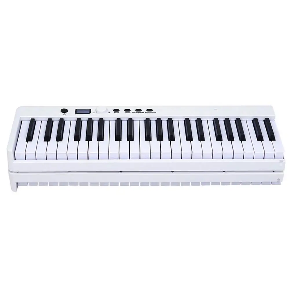 Portable Electronic Organ 88-key Folding Electric Piano Keyboard Musical Instruments Rechargeable Battery With Sustain Pedal