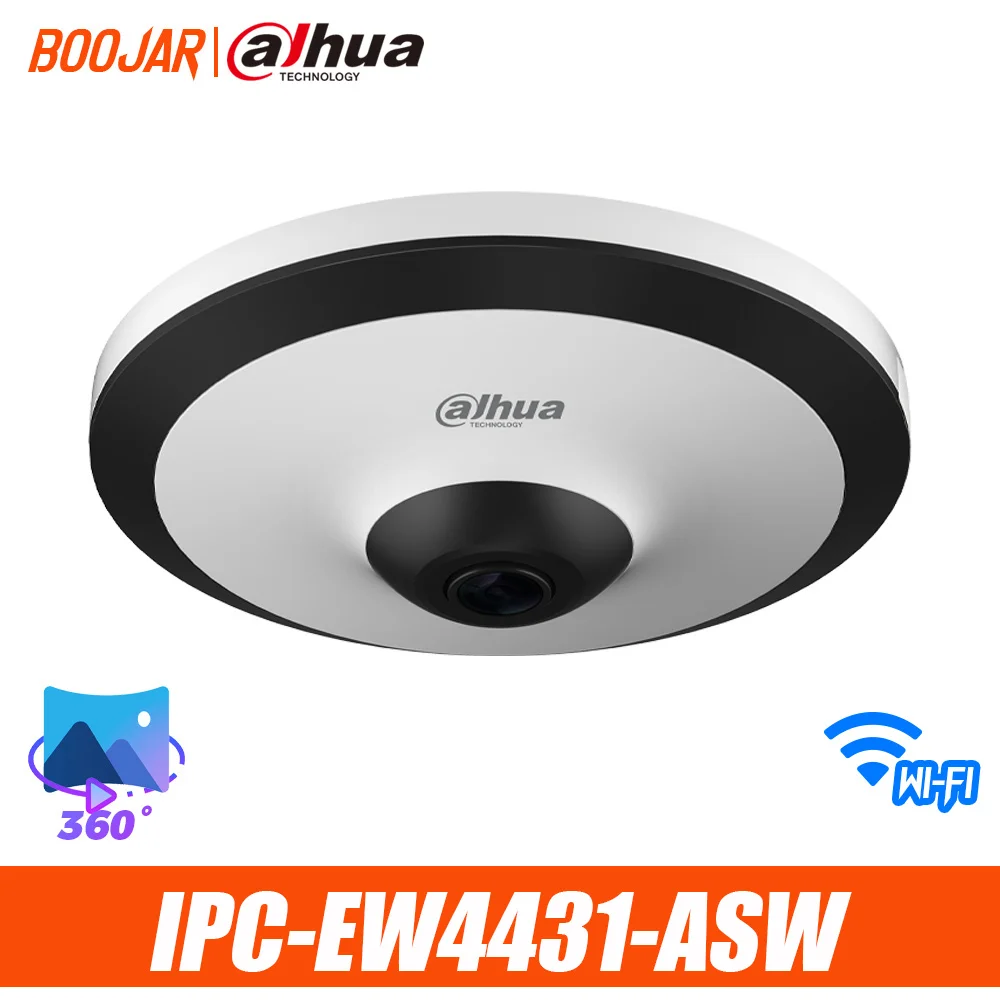 Dahua IPC EW4431 ASW 4mp IP камера рыбий глаз панорамная H.265 Встроенный микрофон слот для sd