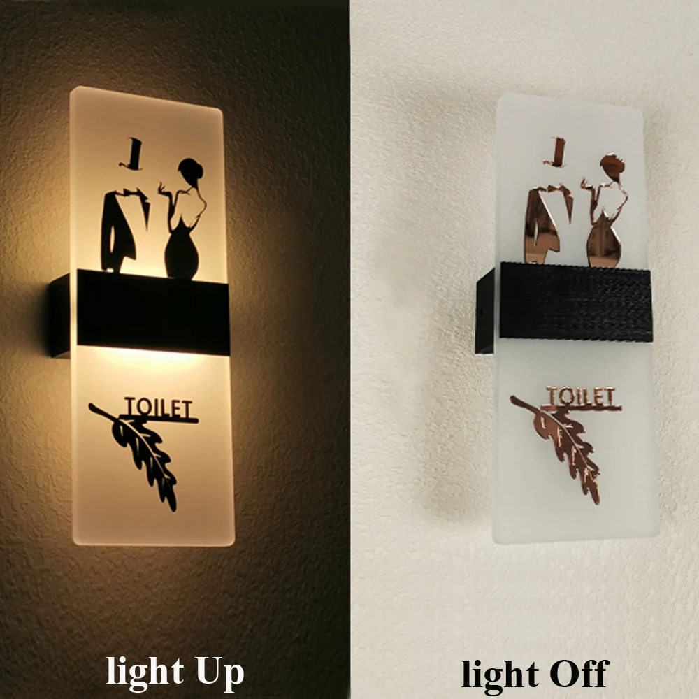 Туалет туалет для ванных и туалетных комнат Дисплей светодиодный светильник