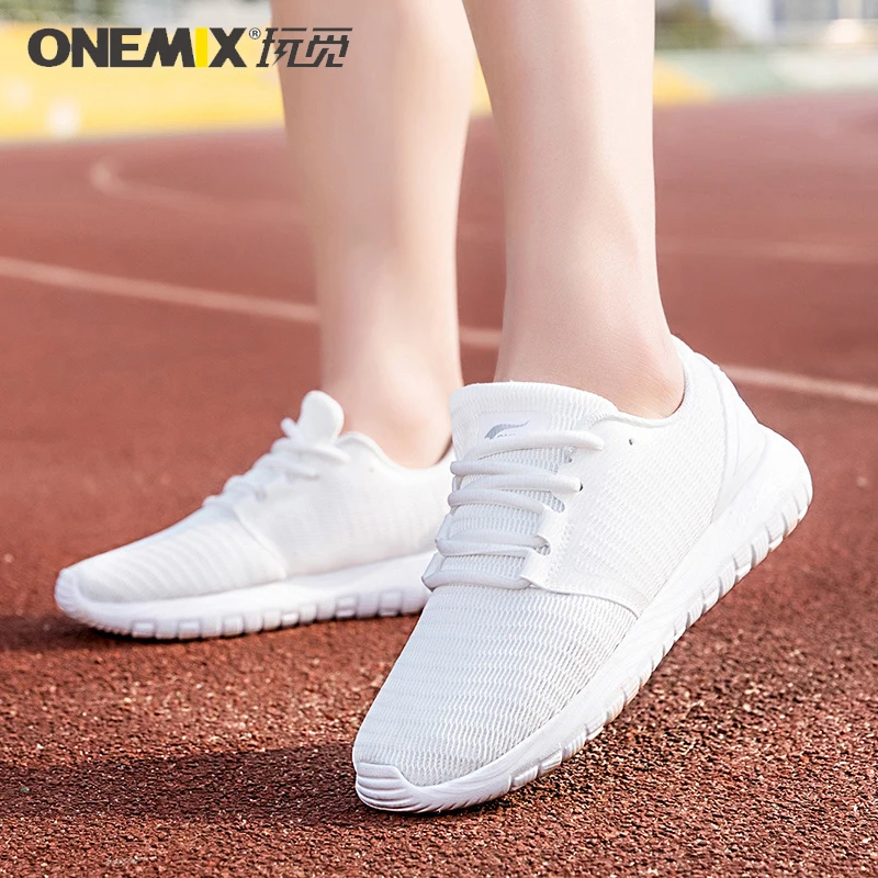

Кроссовки ONEMIX сетчатые для мужчин и женщин, повседневные ссветильник дышащие сникерсы, модная Уличная обувь для бега и ходьбы, на шнуровке, ...