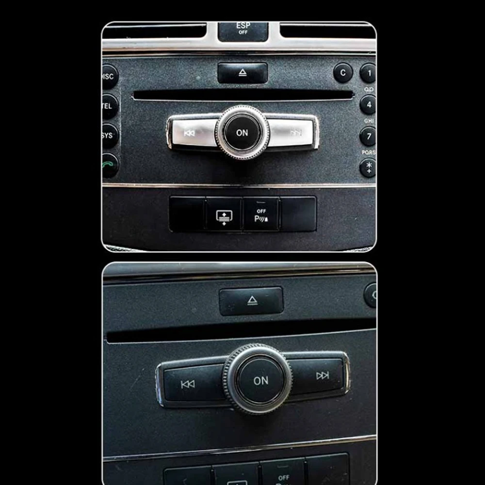 

Крышки для кнопок Mercedes Benz, запчасти, качественные блестки ABS ML W204 W212 2 шт.