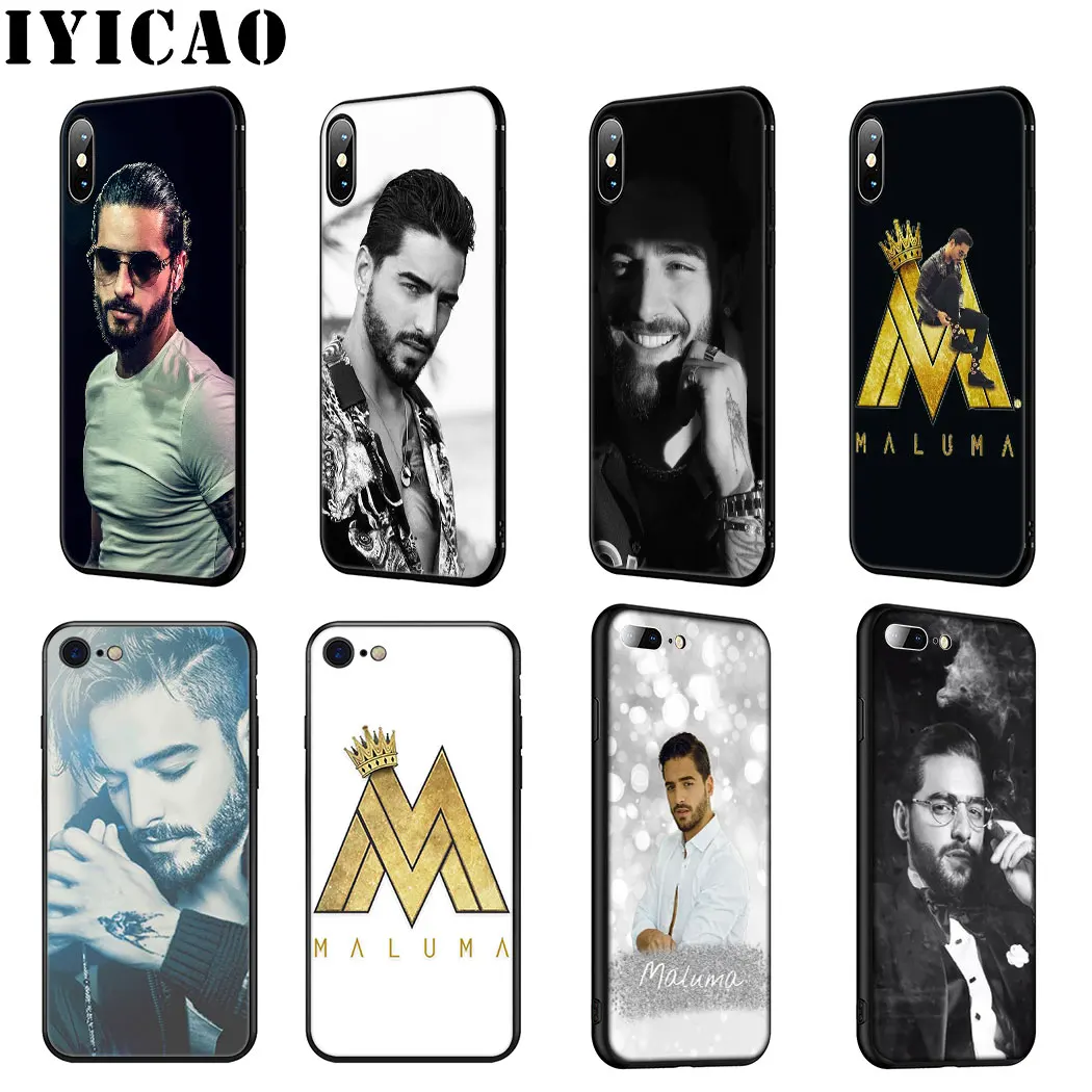 Мягкий силиконовый чехол IYICAO Singer Maluma для iPhone 11 Pro Max XR X XS 6 6S 7 8 Plus 5 5S SE