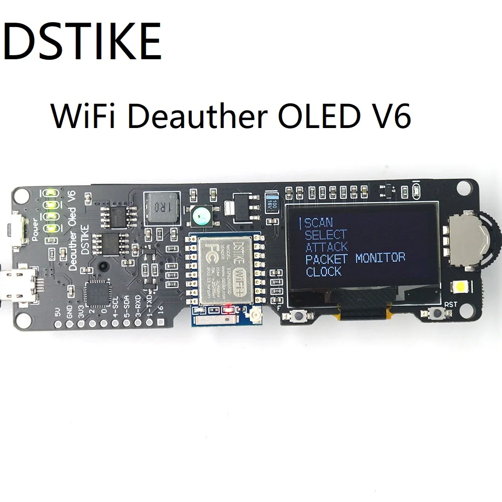 DSTIKE WiFi Deauther OLED V6|charger 2a|case casecharger charger |