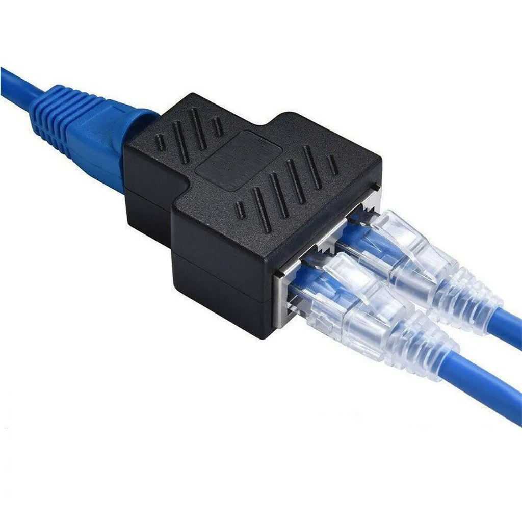 EPULA RJ45 CAT5 6 LAN Ethernet сплиттер коннектор адаптер + удлинитель соединитель разъем для