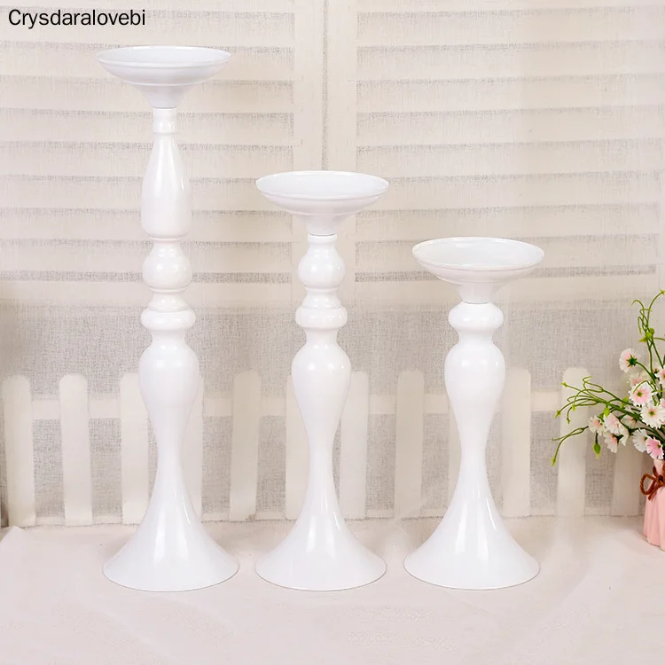 2pcs Metal Candle Holders Flowers Vase Candlestick Centerpieces Road Lead Candelabra Wedding porps Christmas decora | Дом и сад