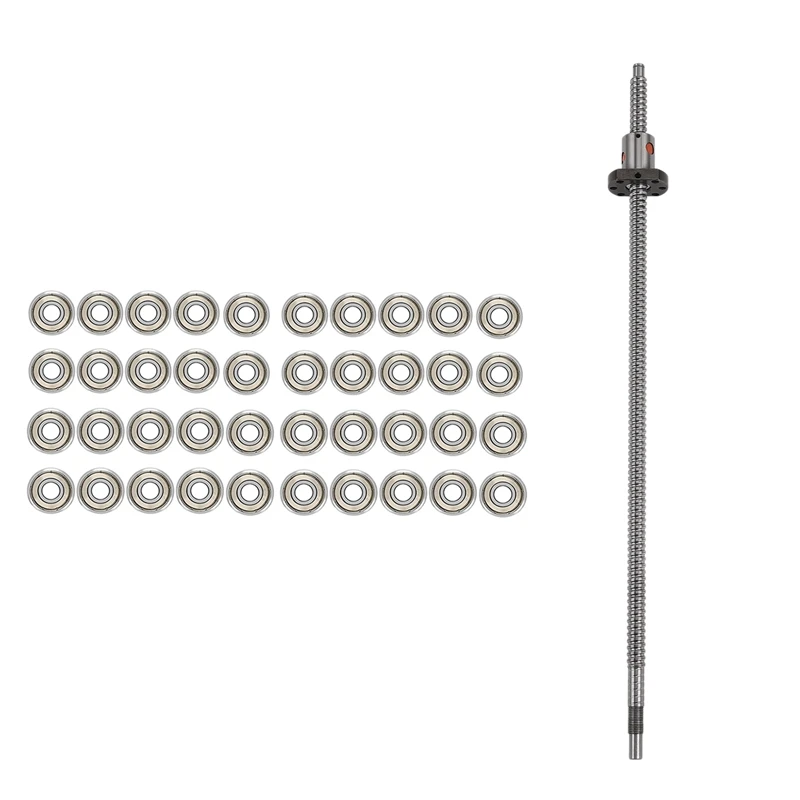 

1 шт. шариковый винт с ЧПУ SFU1204, 450 мм, свернутый шариковый винт и 1 шт. 608Zz, двойная экранированная миниатюрная фреза