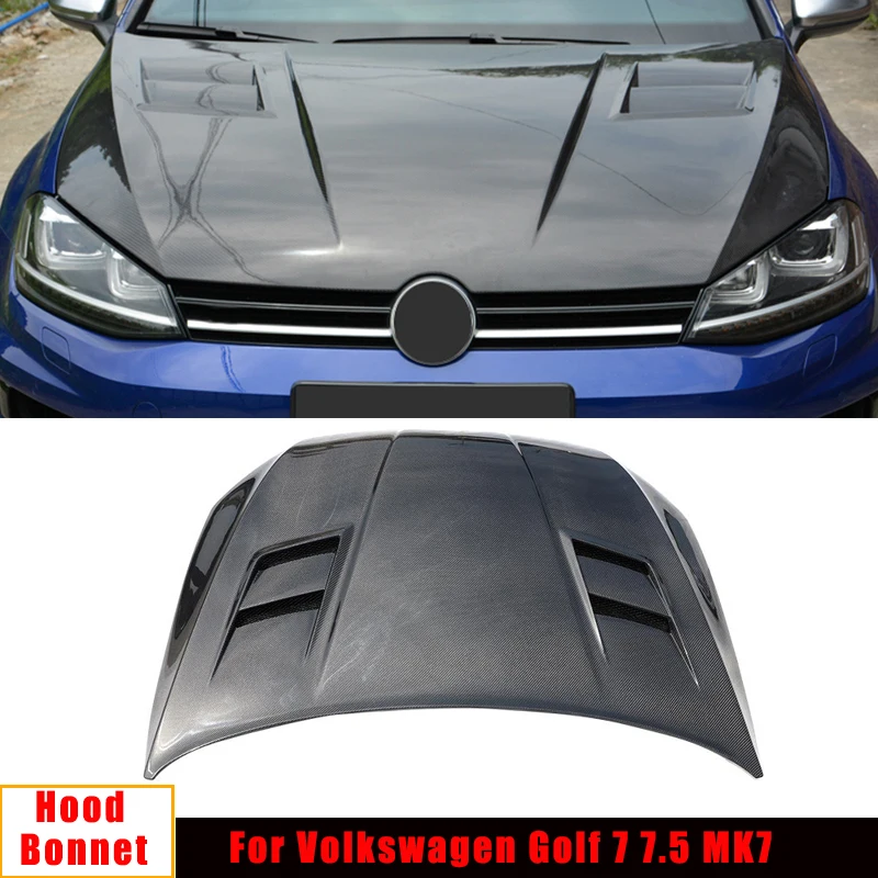 Крышка капота двигателя для Volkswagen Golf 7 MK7 5 GTI R VII крышка из углеродного волокна