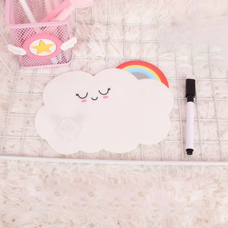 2 шт./компл. Мультяшные магниты на холодильник с ручкой перезаписываемая доска