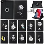 Для Apple Ipad Air 12 9,7 дюймаAir 3 10,5 дюймаAir 4 10,9 дюйма, вращающийся на 360 градусов чехол для планшета, кожаный чехол с откидной крышкой, защитный чехол с рисунком