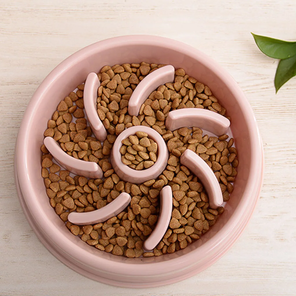 Для Кормления Собаки Еда чаши щенок замедленное Питание Кормление блюдо