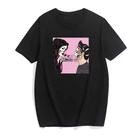 Женская рубашка в винтажном стиле, vegan jersey, Панк крутая футболка для девочек, Женская сорочка, camisas, топы, одежда с принтом, Harajuku, футболка, одежда