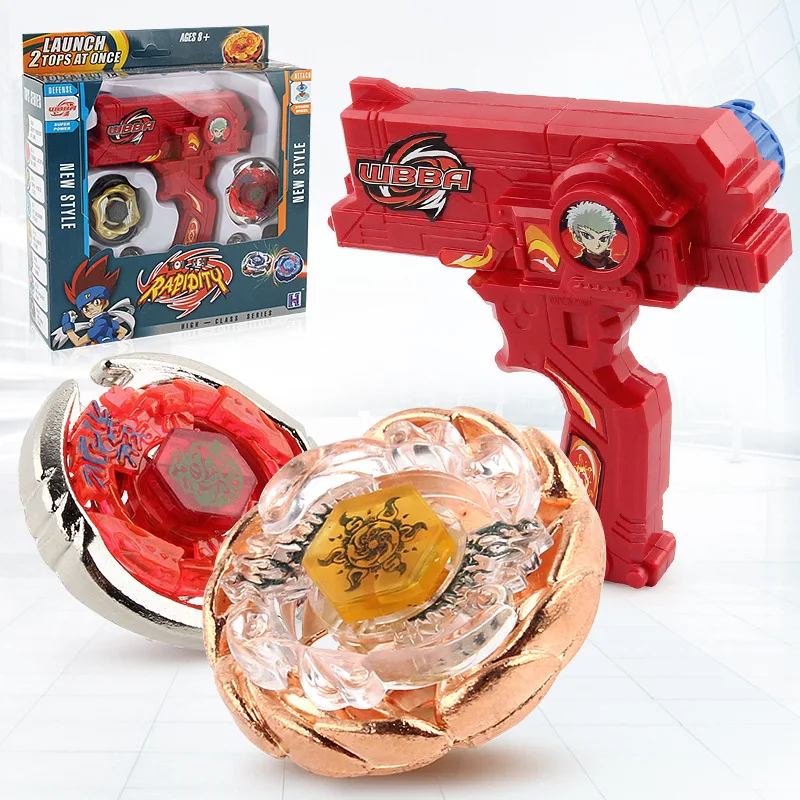 2 шт. beyblades Burst металлическая игрушка из сплава с лаунчером bayblade запускают два