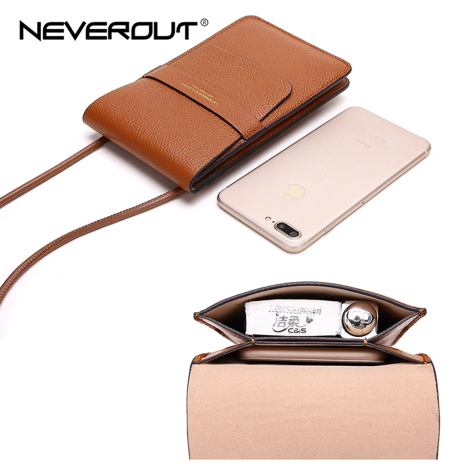 Женская сумка мессенджер NEVEROUT из мягкой натуральной кожи с кисточками 3