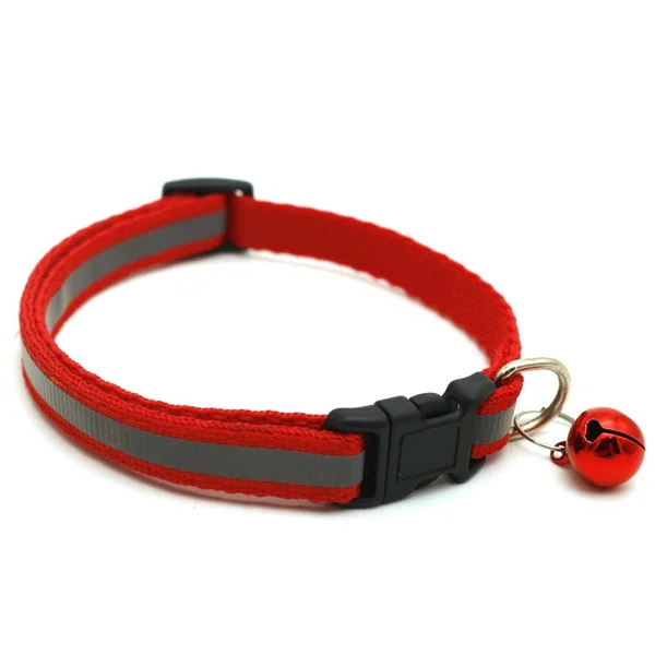 

3PCS/Set Adjustable Pet Collar Cat Dog Bell Collar Reflective Patch Collar Pet Supplies Cat Collars Accessories Dogs Luminous