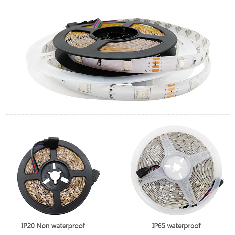 ZAHORIO SMD 5050 RGB Светодиодная лента IP20/IP65 5 м 10 300LED 150LED DC 12 В гибкая Wifi/Musi/24key/44key