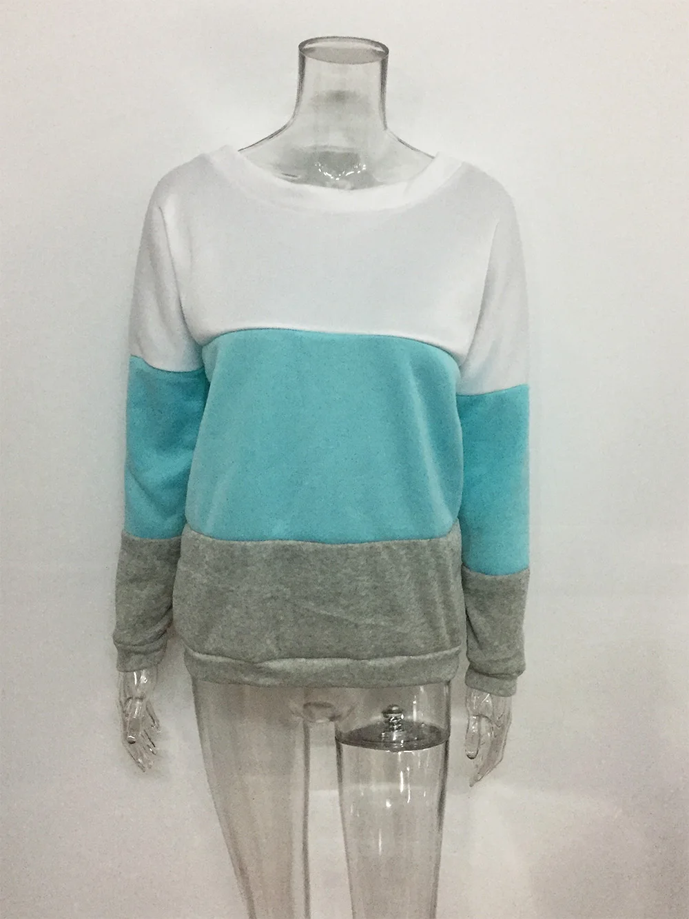 Белые толстовки в стиле пэчворк свитшоты европейские кофты 2019 женская