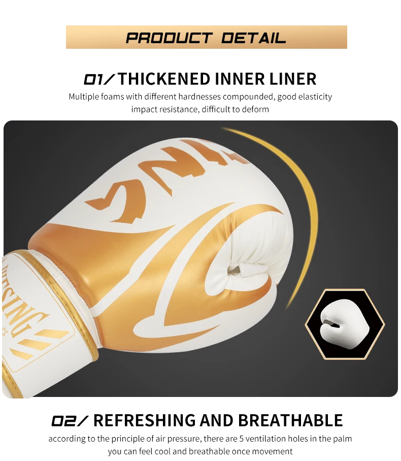 

WESING Boxing Gloves for Men 14 Oz MMA Training Sparring Gloves 16 Oz Punch Mitts