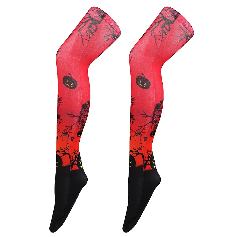 WA02083 Best 1 Pair Women Socks Combed Cotton Christmas Pumpkin Starry Sky Skull Galaxy Space Novelty Funny Women Socks - Цвет: WA02083