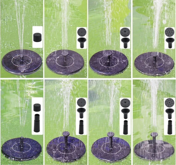 

Solar Fountain for Bird Bath Power Water Fountain Garden Pool Pond Outdoor Solar Panel Powered Panel Bird Bath Floating Water