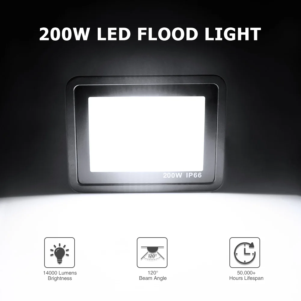10 300W Светодиодный прожектор светильник высокой светоотдачей IP65