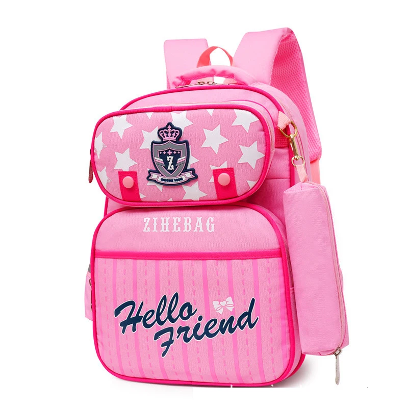 Alleviate Children School Bags Cartoon Burdens Kids Backpack high quality Casual School Bags for Teenagers Boys Girls Backpacks