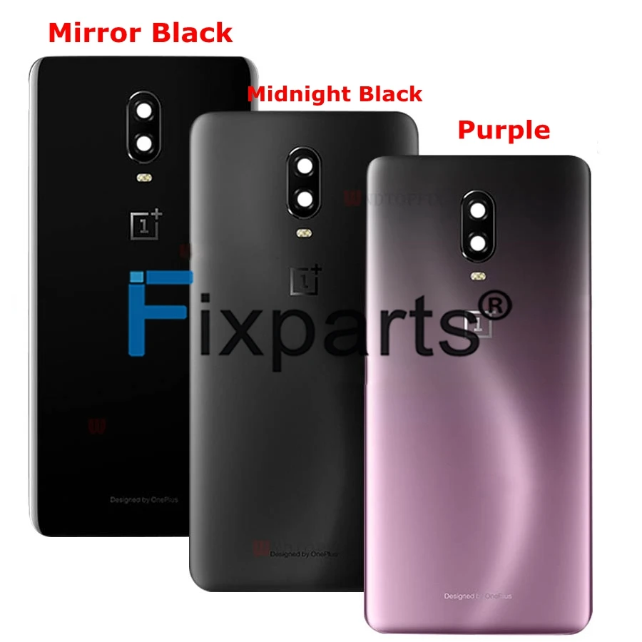 Оригинальное стекло для OnePlus 6 6T Задняя Крышка батарейного отсека заднее Oneplus 7 Pro 1