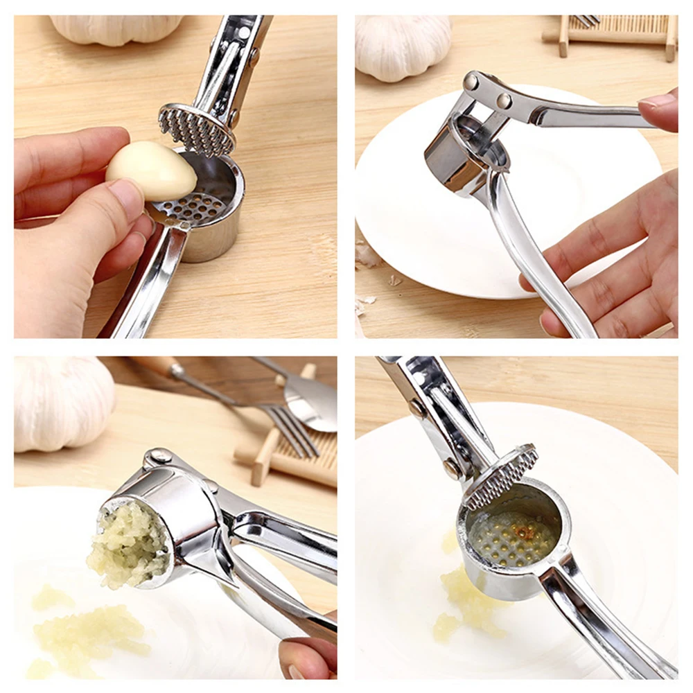 Нержавеющая сталь чеснок прессы сплав Кухня выжать инструмент для фруктов и