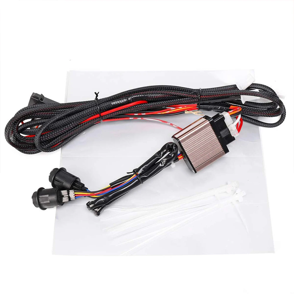 VEHEMo зимние теплые чехлы на сиденья DC12V 50W 4 шт. углеродного волокна 6-Скорость ручка регулирование температуры автокресло подогрев сидений коврик двойной Управление