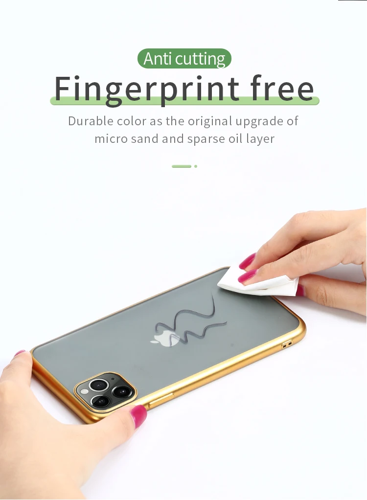TPU Matte Case for iPhone 11 Pro Max Case Set Transparent Silicone Case Shockproof Case for iPhone X XR XS Max 8 7 6 6S Plus