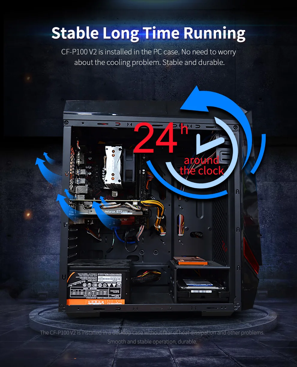 Сетевая карта Gigabit 2500 Мбит/с/10 Гбит/с Ethernet PCI Express игровой адаптер для настольного