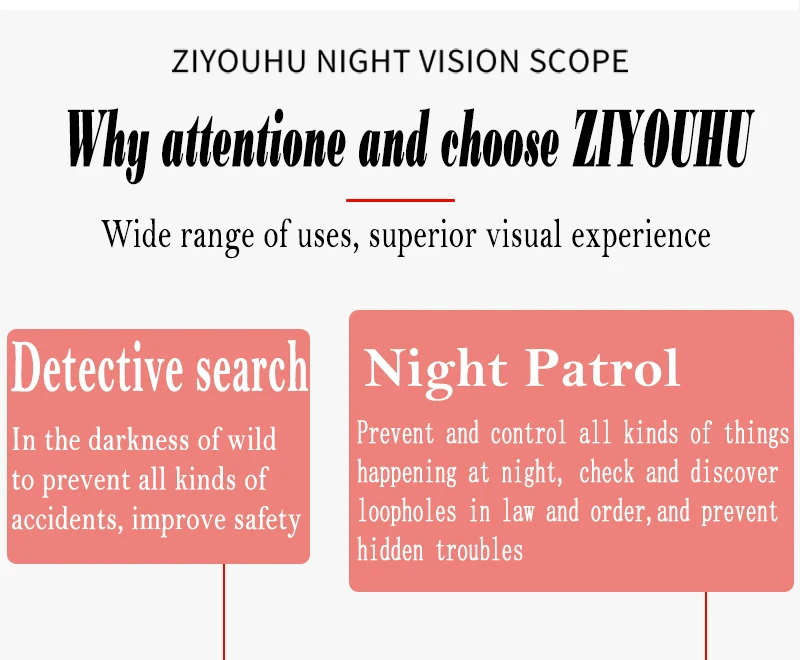HD Infrared Digital Night Vision Sight Zoom Monoculars Night Ranging Riflescope Aiming Device for Hunting Scope Video Recording