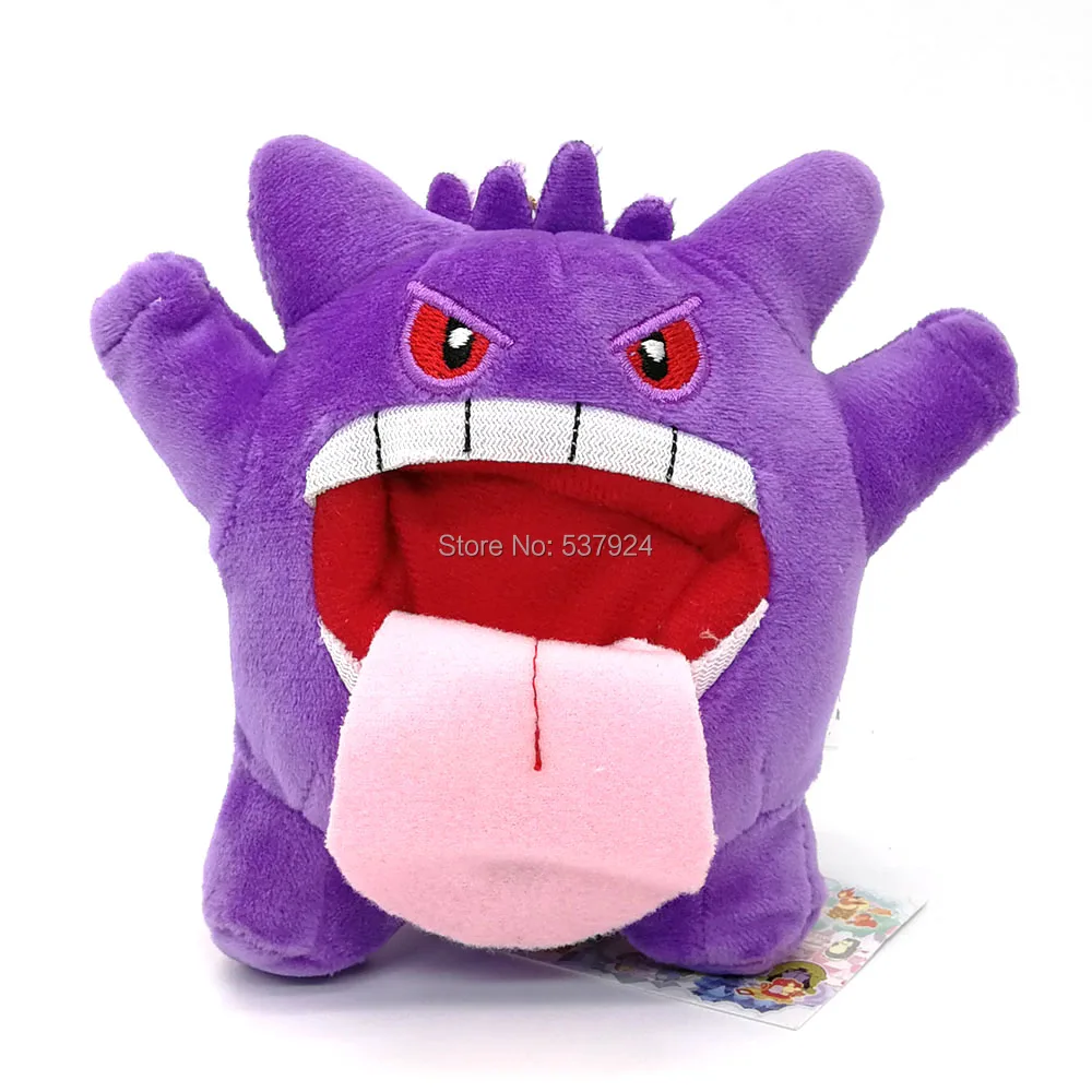 Новинка, 20 шт., Пикачу Eevee Croagunk Dedenne Gengar Larvitar Mimikyu, 4-5,5 дюйма, 10-14 см, плюшевый брелок-подвеска