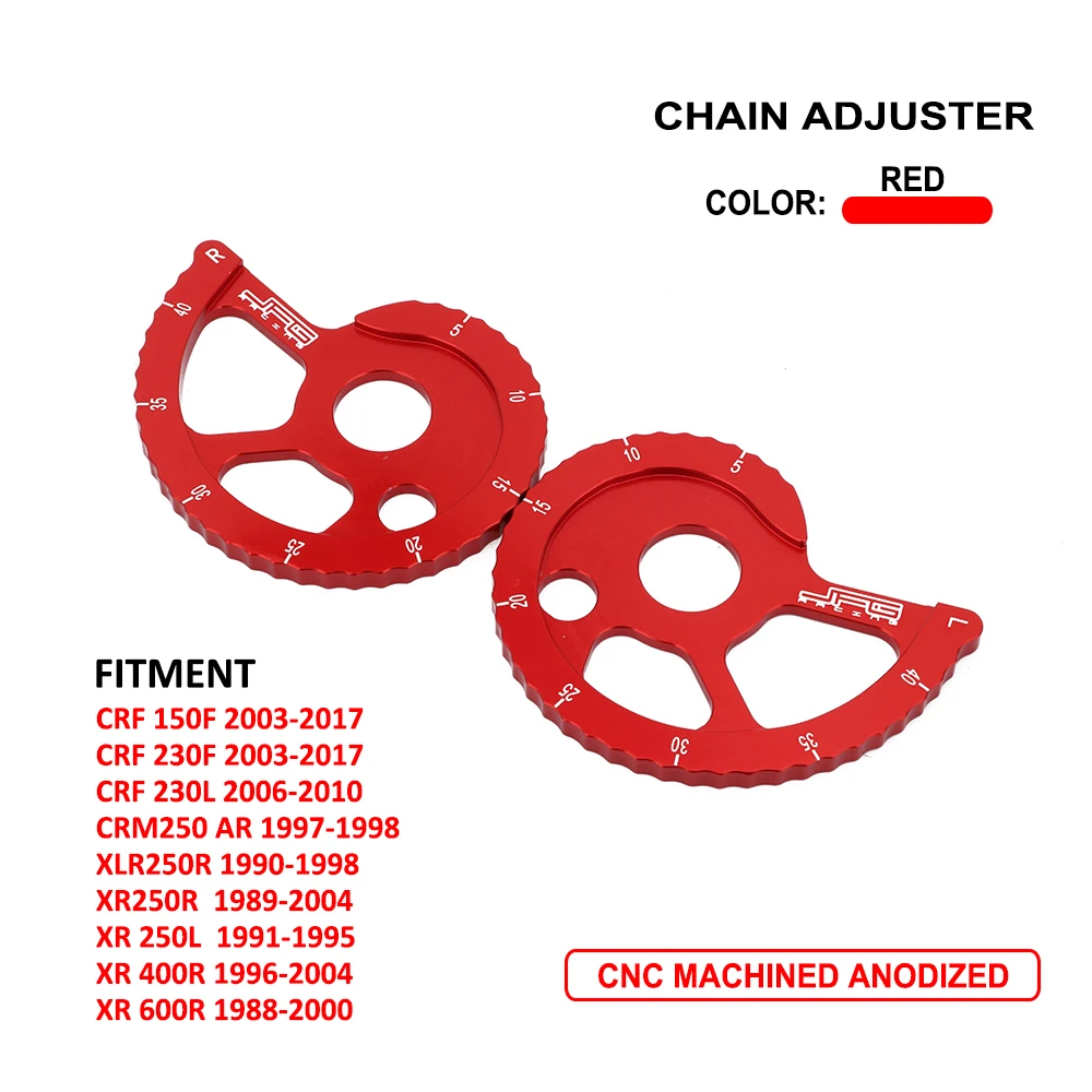 Комплект Регулятора Цепи для мотоцикла HONDA CRF150F CRF230F CRF230L CRM250 AR XLR250R XR250R XR250L XR400R