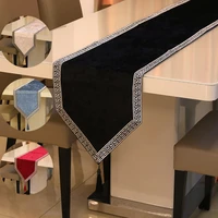 new chinese table runner simple color european luxury living room wedding western coffee tablecloth decoration table runners