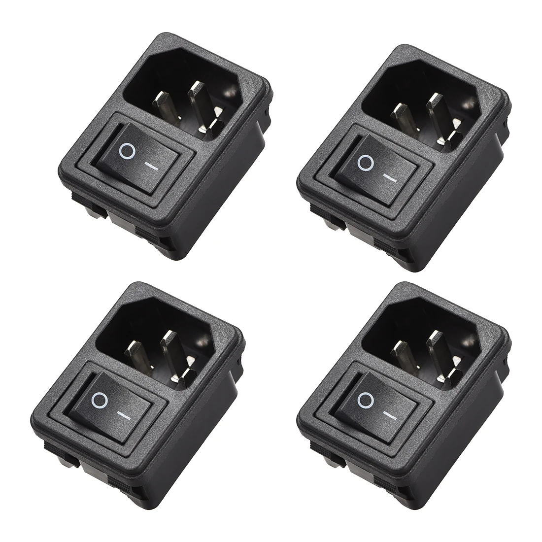 

Входной модуль Uxcell IEC320 C14, разъем питания, 10 А, 250 В, черный, 4 шт.