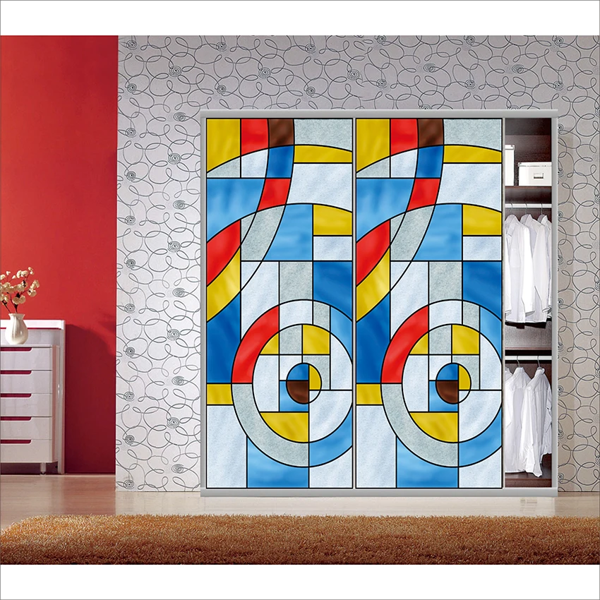 

Оконная пленка размером на заказ, статическая липкая непрозрачная матовая цветная каменная ромбовидная Тонировочная пленка, перерабатыва...