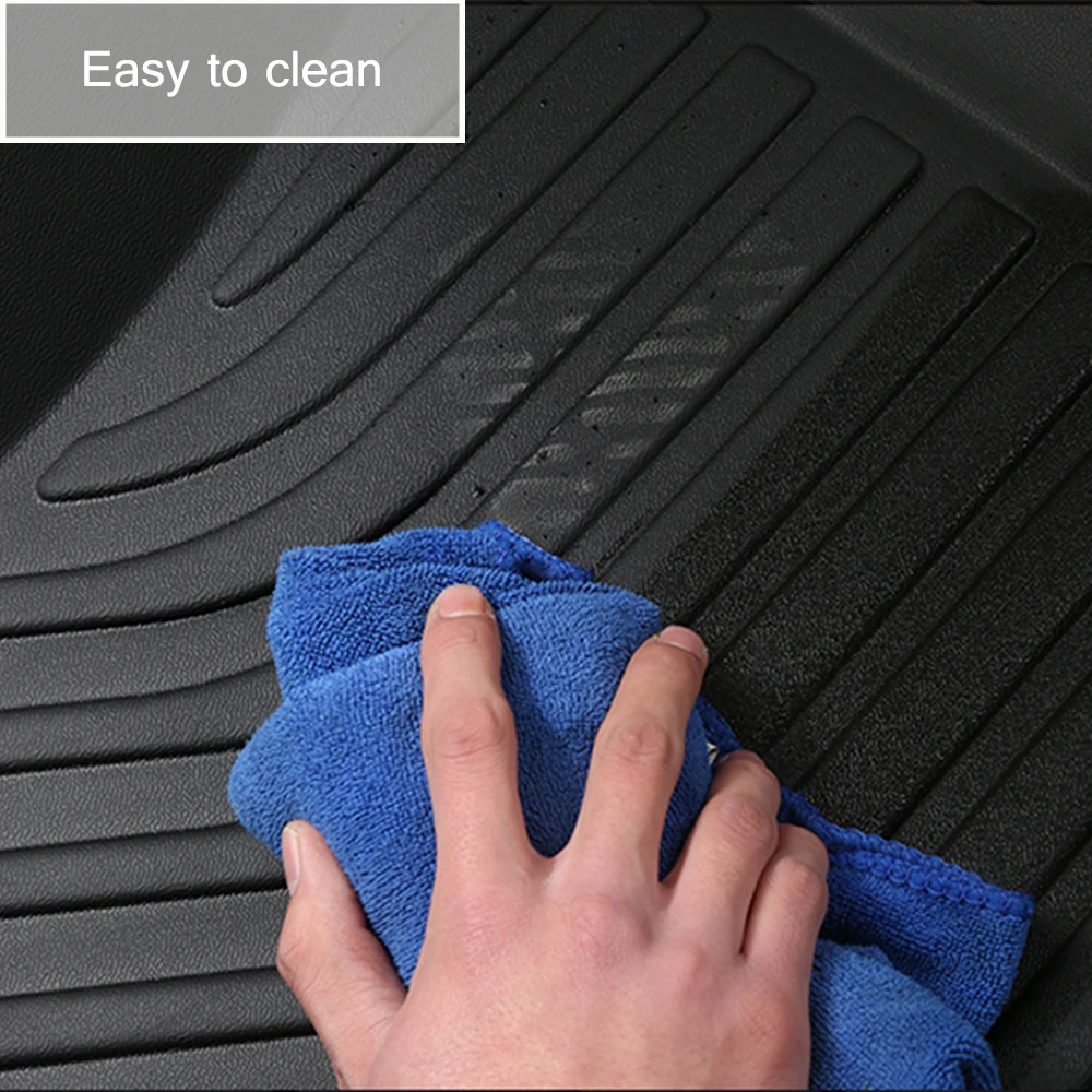 

Fully Surrounded Foot Pad For Chevrolet Camaro 2016 2017 2018 2019 Car Waterproof Non-Slip Rubber Floor Mat TPE Car Accessories