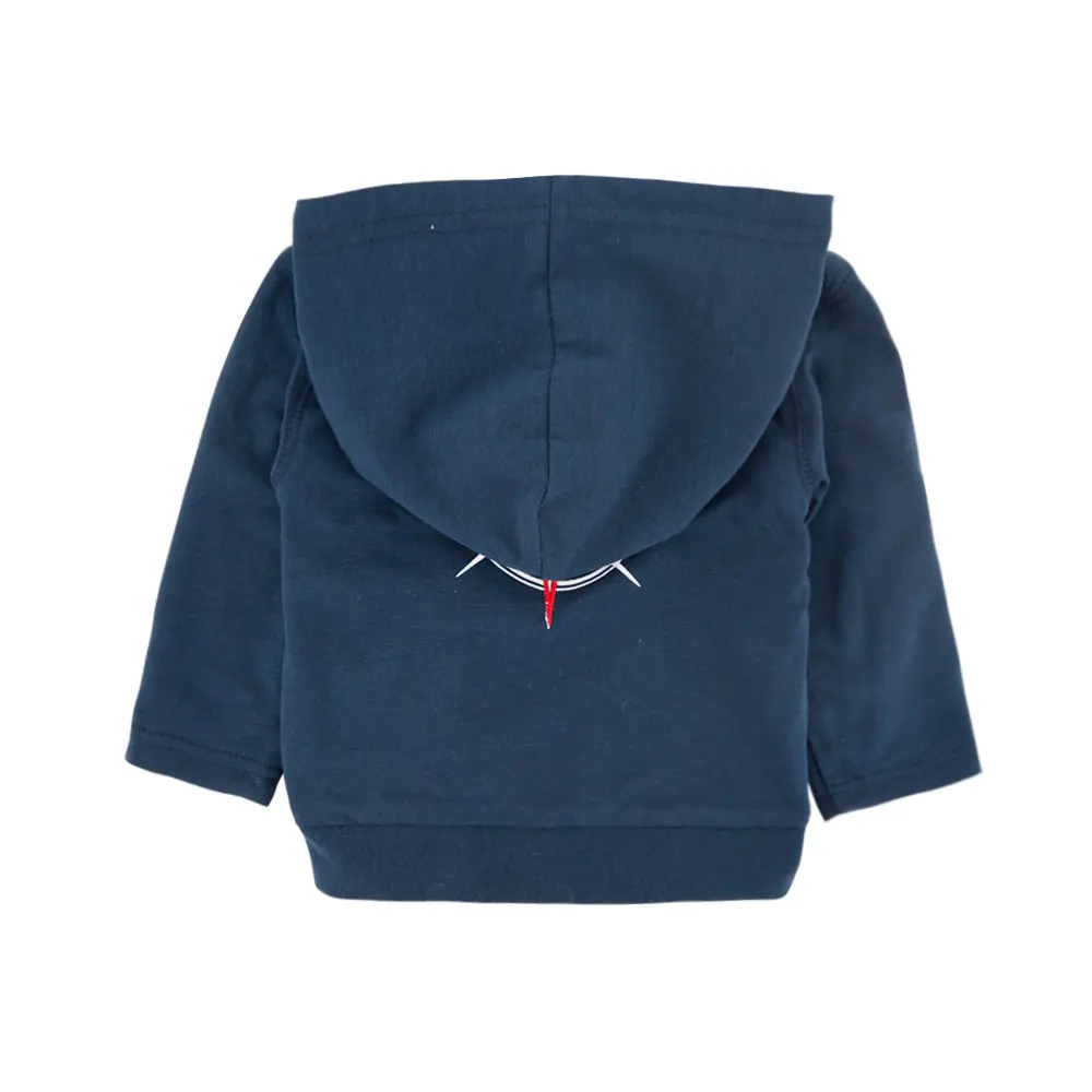 Детская теплая куртка Kavkas с капюшоном для мальчиков черная двухсторонняя одежда