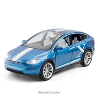 120 tesla model x alloy car model diecasts toy vehicles toy cars free shipping kid toys for children christmas gifts boy toy