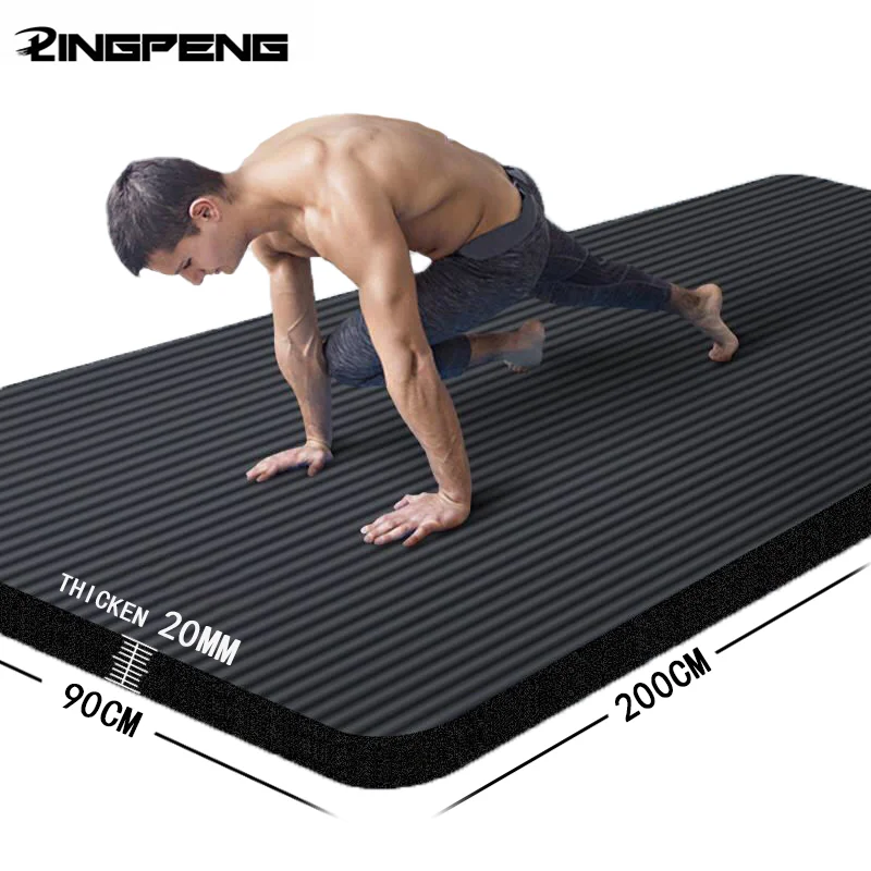 Мужской резиновый коврик для йоги Расширенный и утолщенный высококачественный