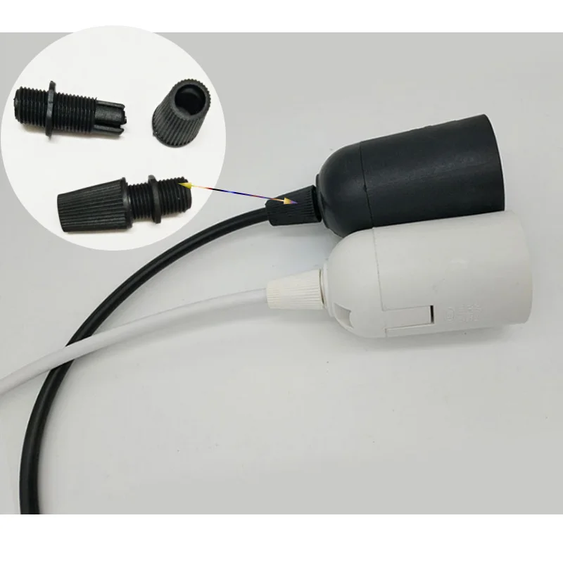 E14 LED пластиковый держатель лампы E27 Эдисон Винт лампа гнездо DIY Цоколь аксессуары
