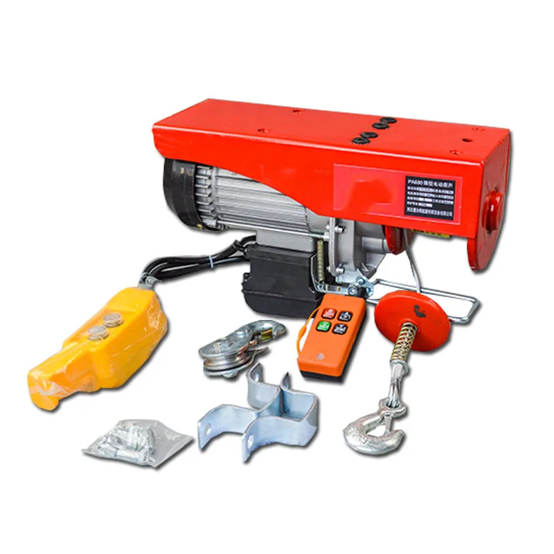 Электрическая лебедка 100/200 кг подъемная проволочная подвесная машина для крана с