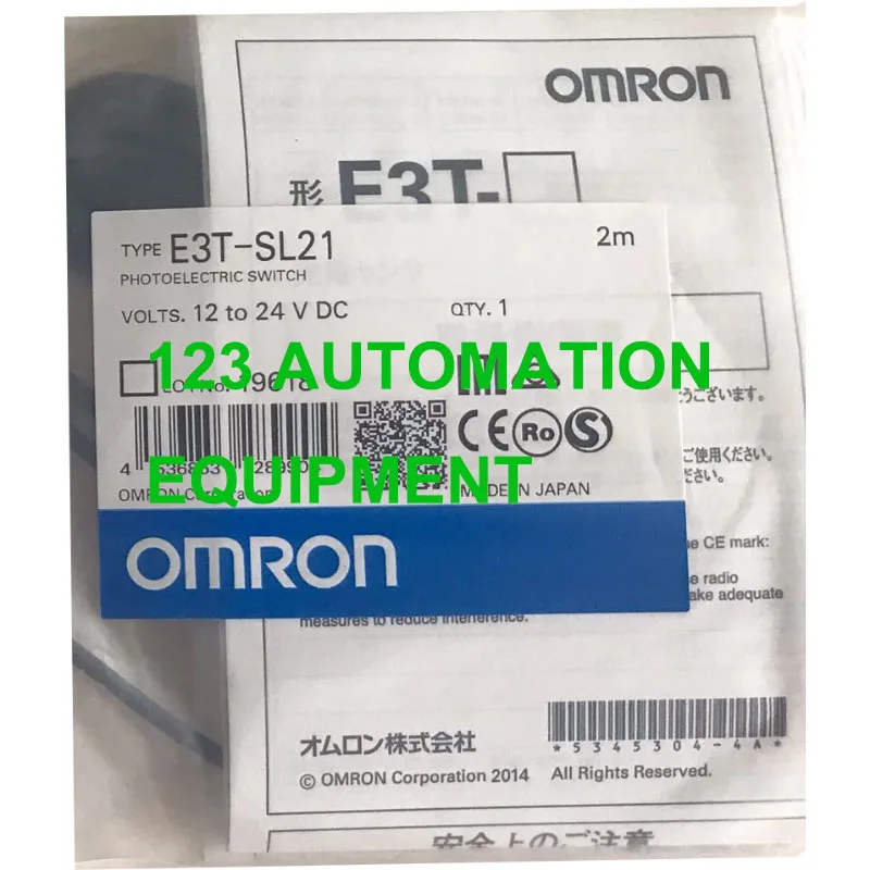 Оригинальный Новый фотоэлектрический датчик OMRON E3T-SL21 SL21M SL22 SL22M SL23 SL24 2 м