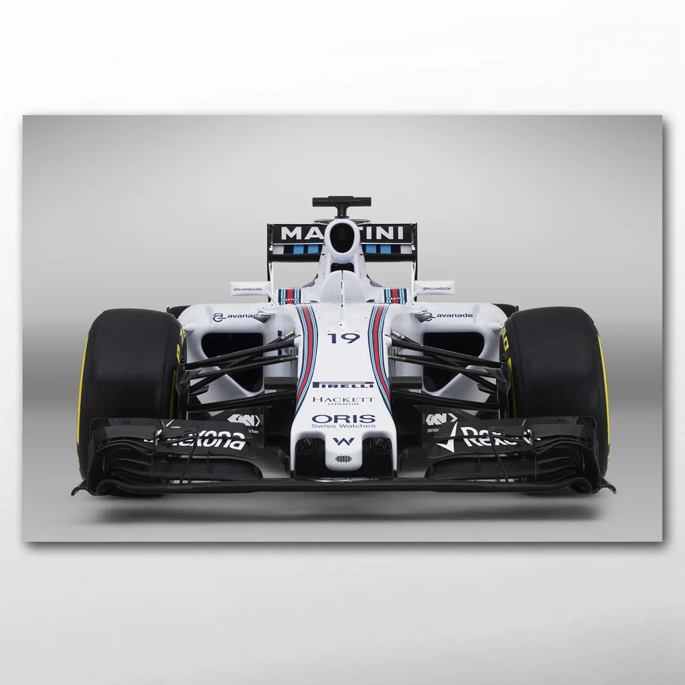 Обои с изображением гоночного автомобиля Формула 1 плакаты и принты на холсте