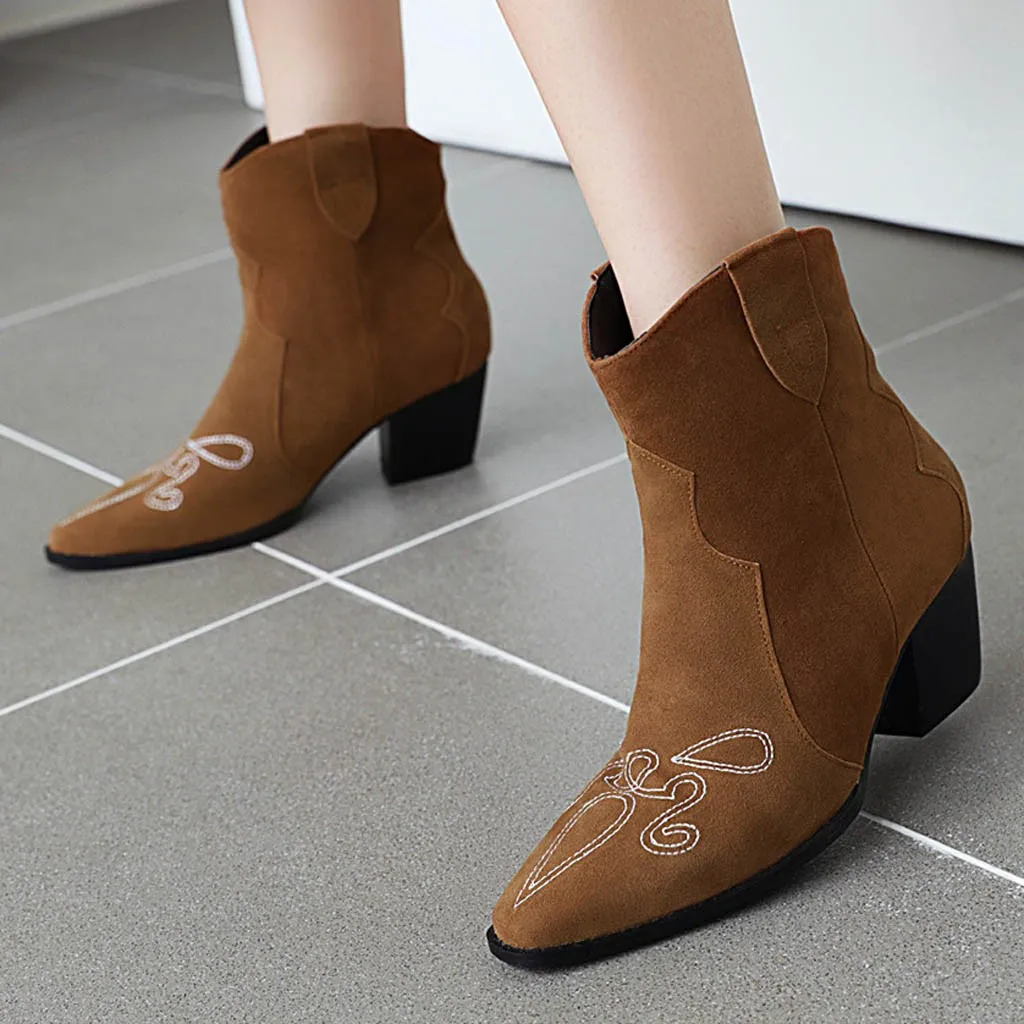 Женские сапоги из велюра сексуальные зимние без шнуровки Ботильоны на резиновой