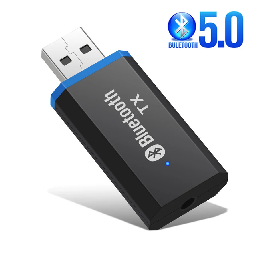 Bluetooth 5 0 + EDR аудио передатчик для ТВ ПК без драйвера USB аудио-ключ 3 мм разъем AUX