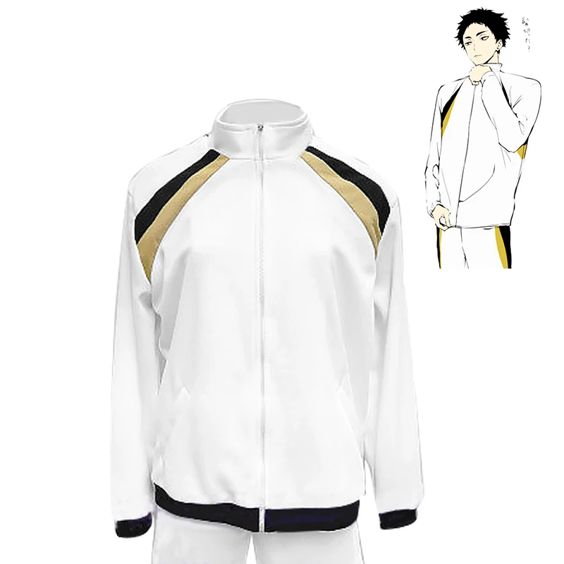 Японское Аниме Haikyuu! Akaashi Keiji Косплей пальто фукуродани Академии школьная форма