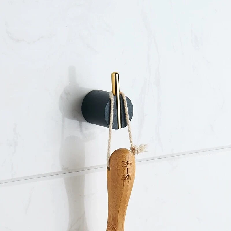 Набор аксессуаров для ванной комнаты настенный крючок халата вешалка полотенец